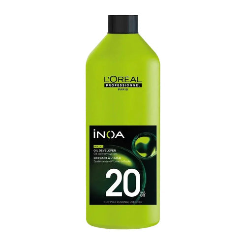 L'Oréal Professionnel INOA 20 volume oil developer in green bottle for professional hair coloring