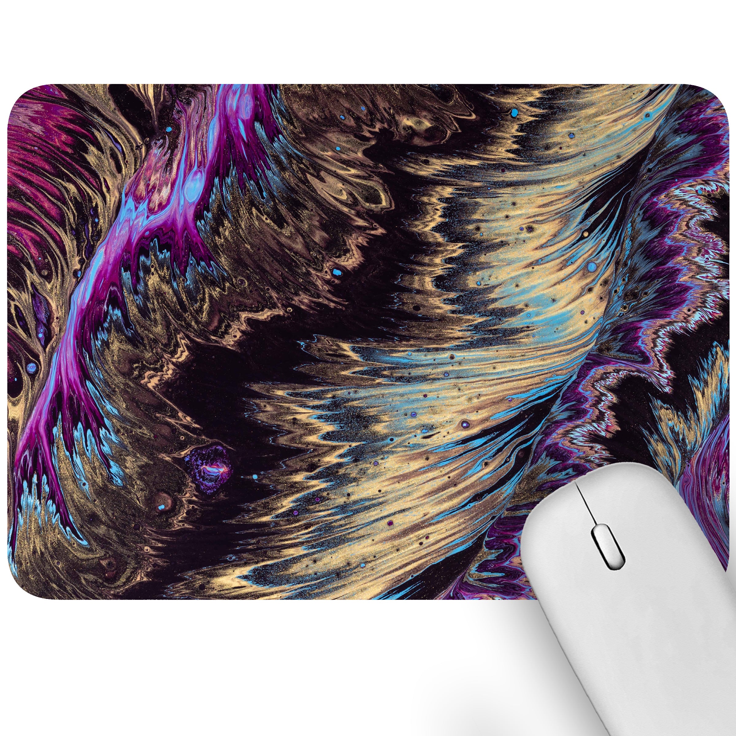 Artich Golden Feathers Abstract