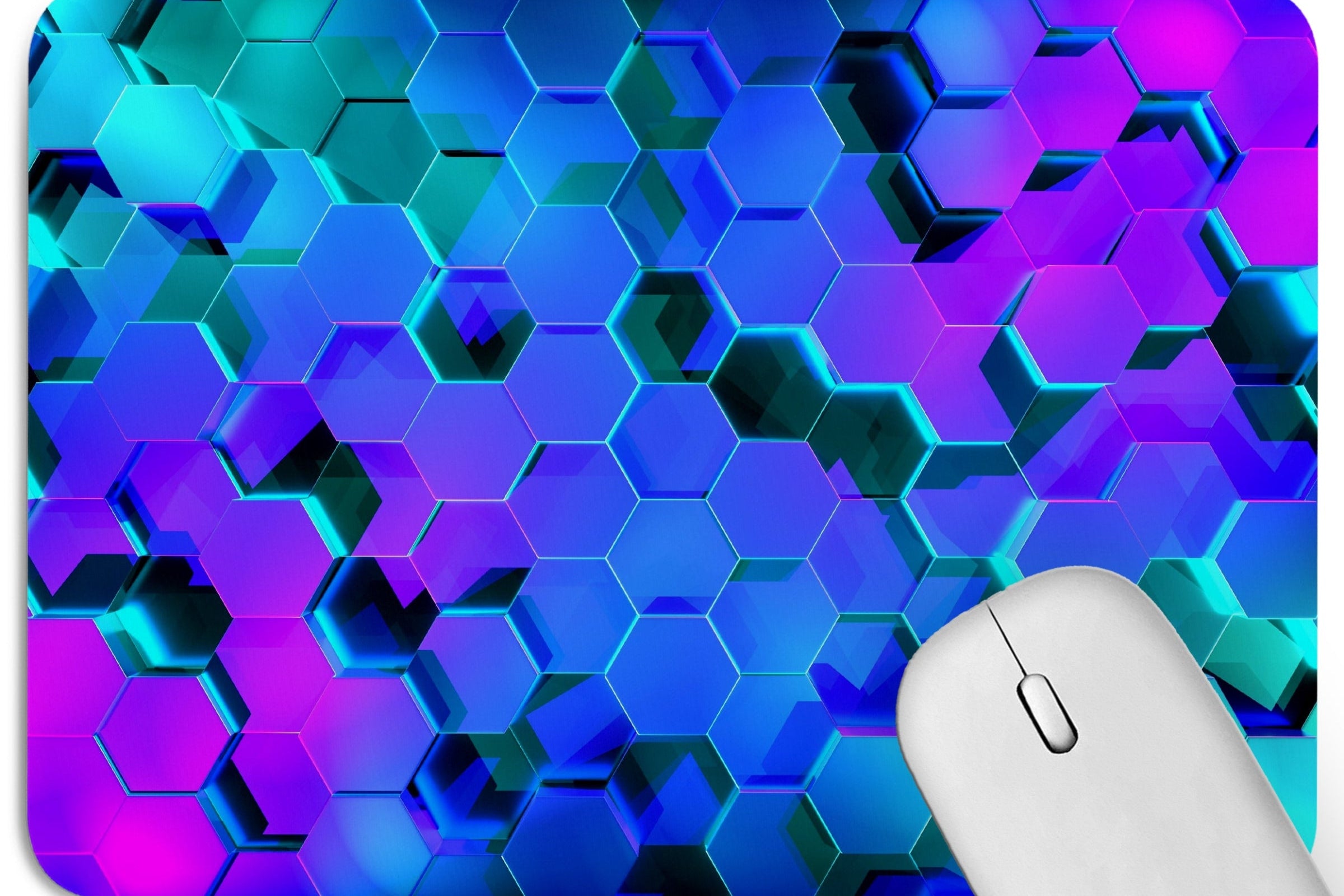 Artich Glowing Hexagon Floor Abstract