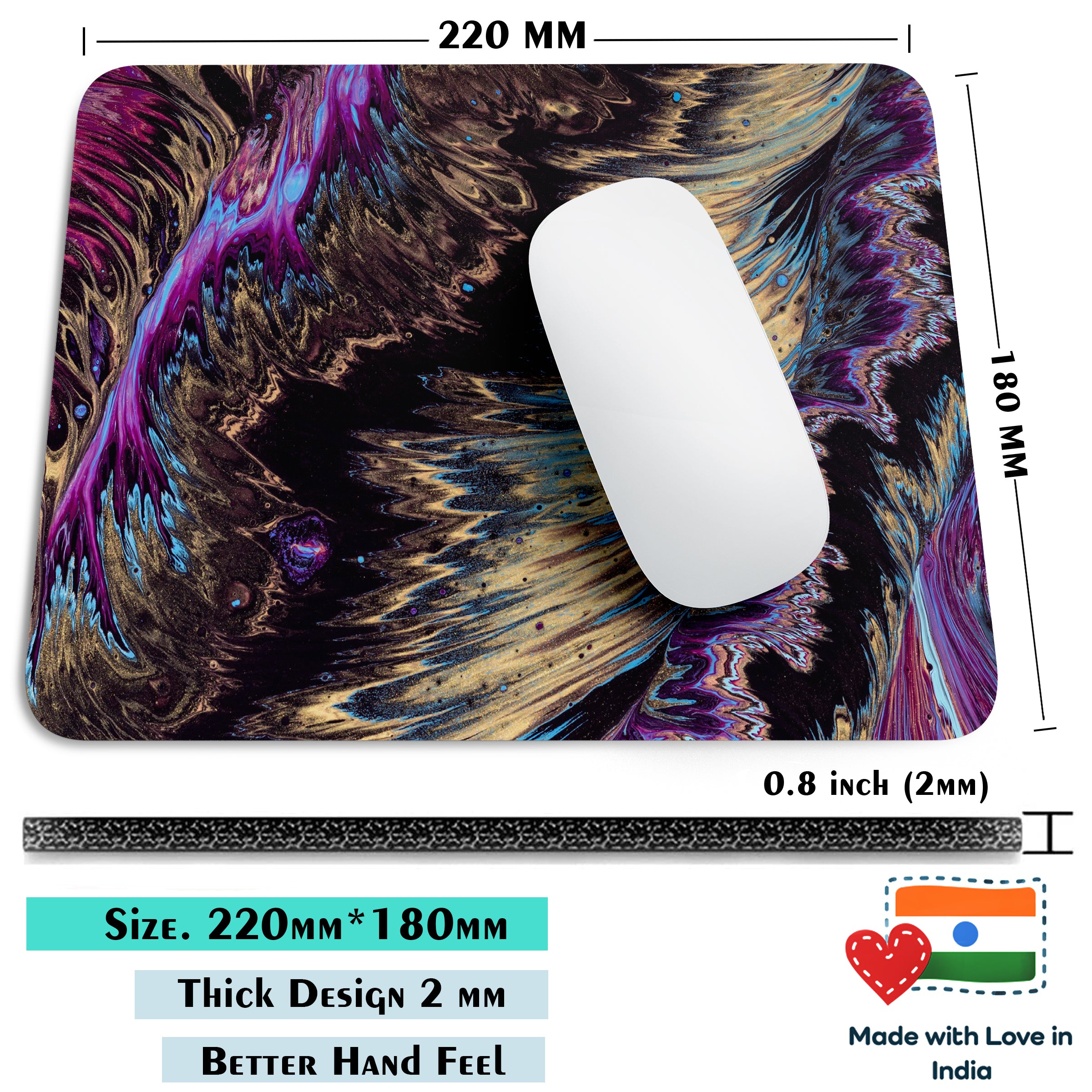 Artich Golden Feathers Abstract