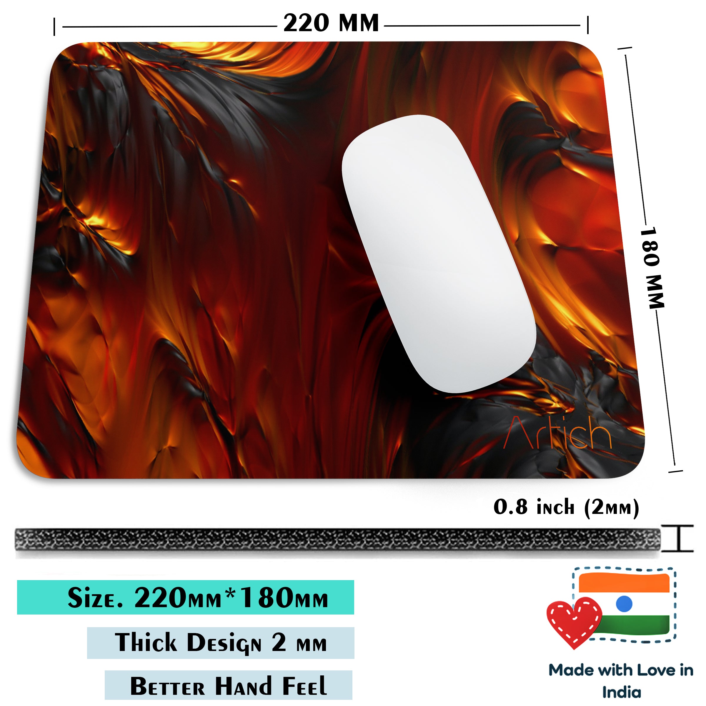 Artich Flowing of Golden Velvet