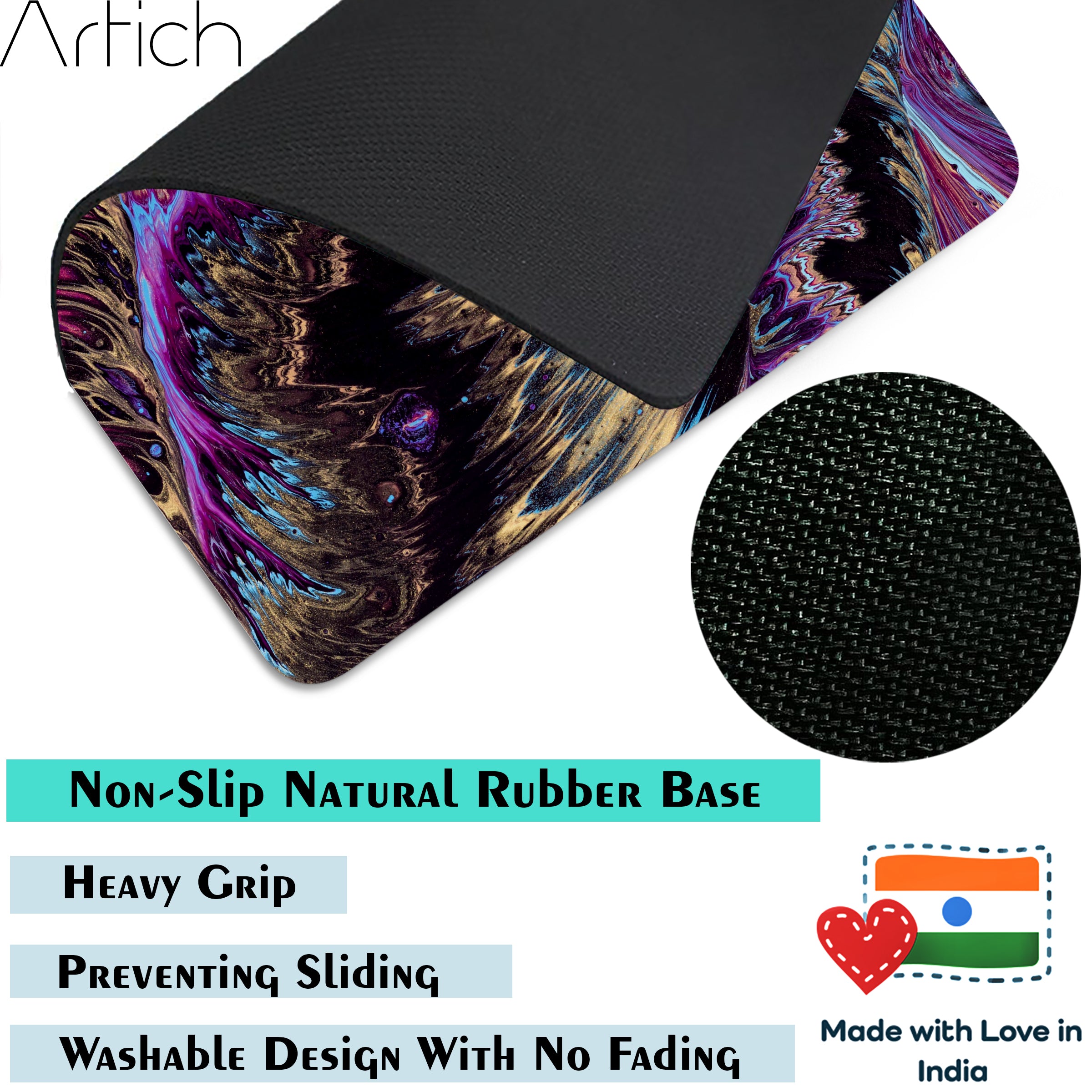 Artich Golden Feathers Abstract