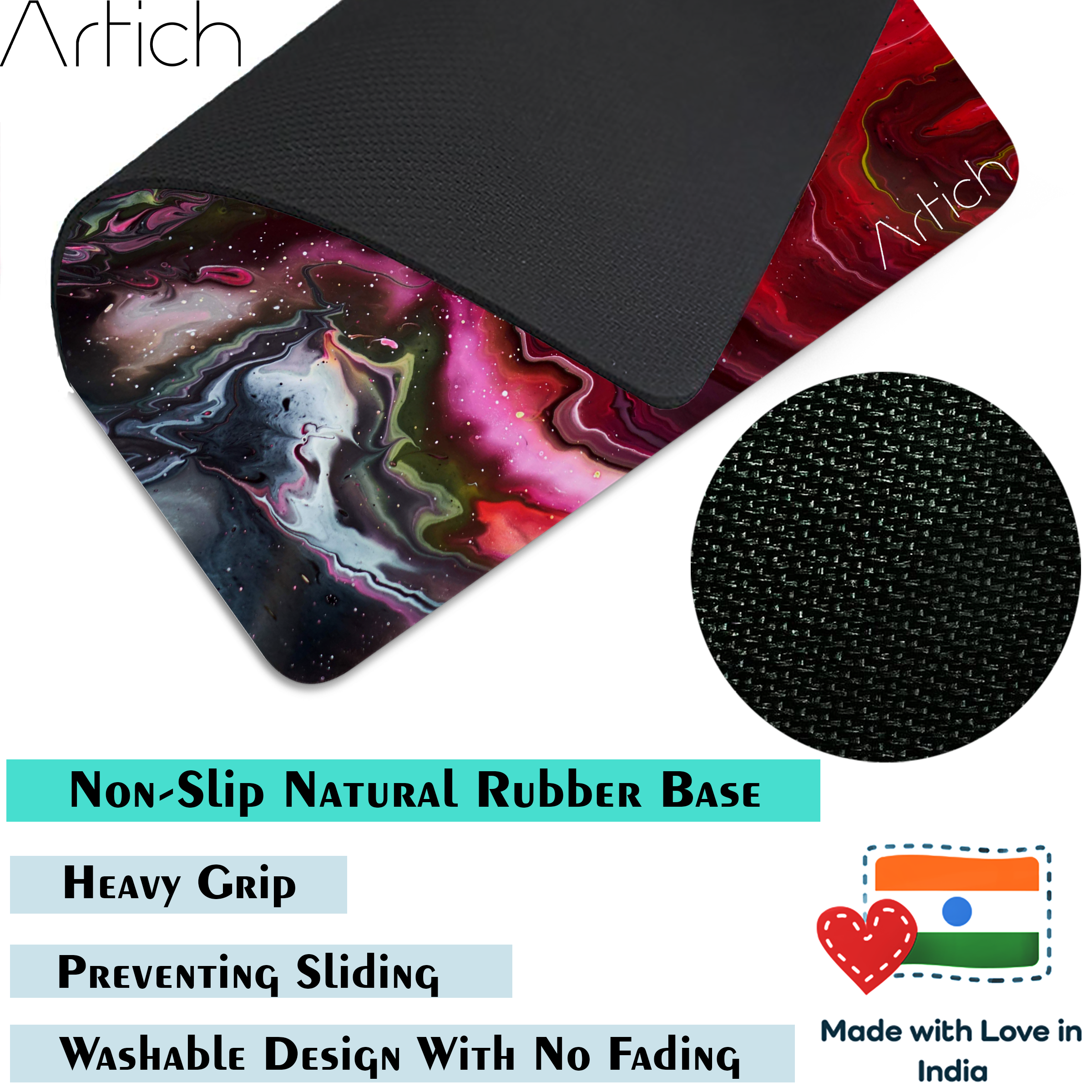 Artich Orange Shaded Abstract