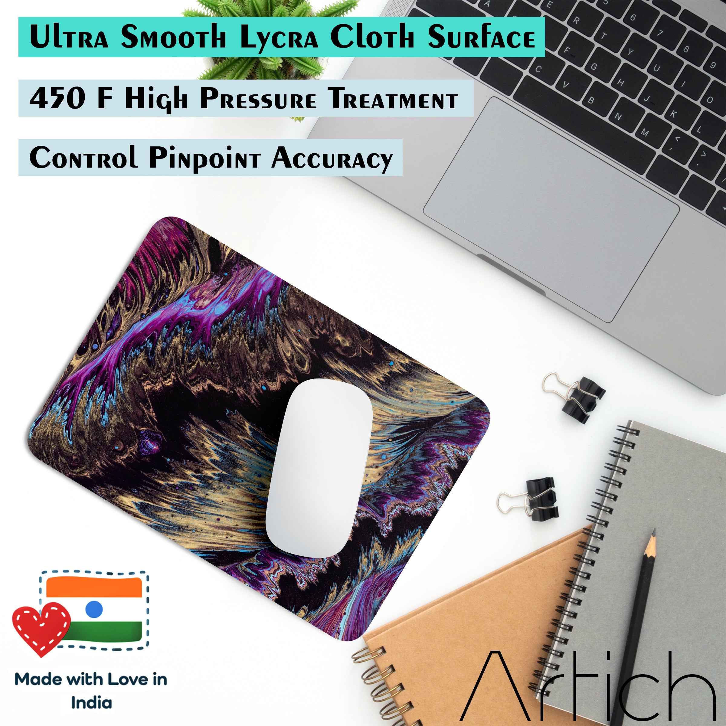 Artich Golden Feathers Abstract