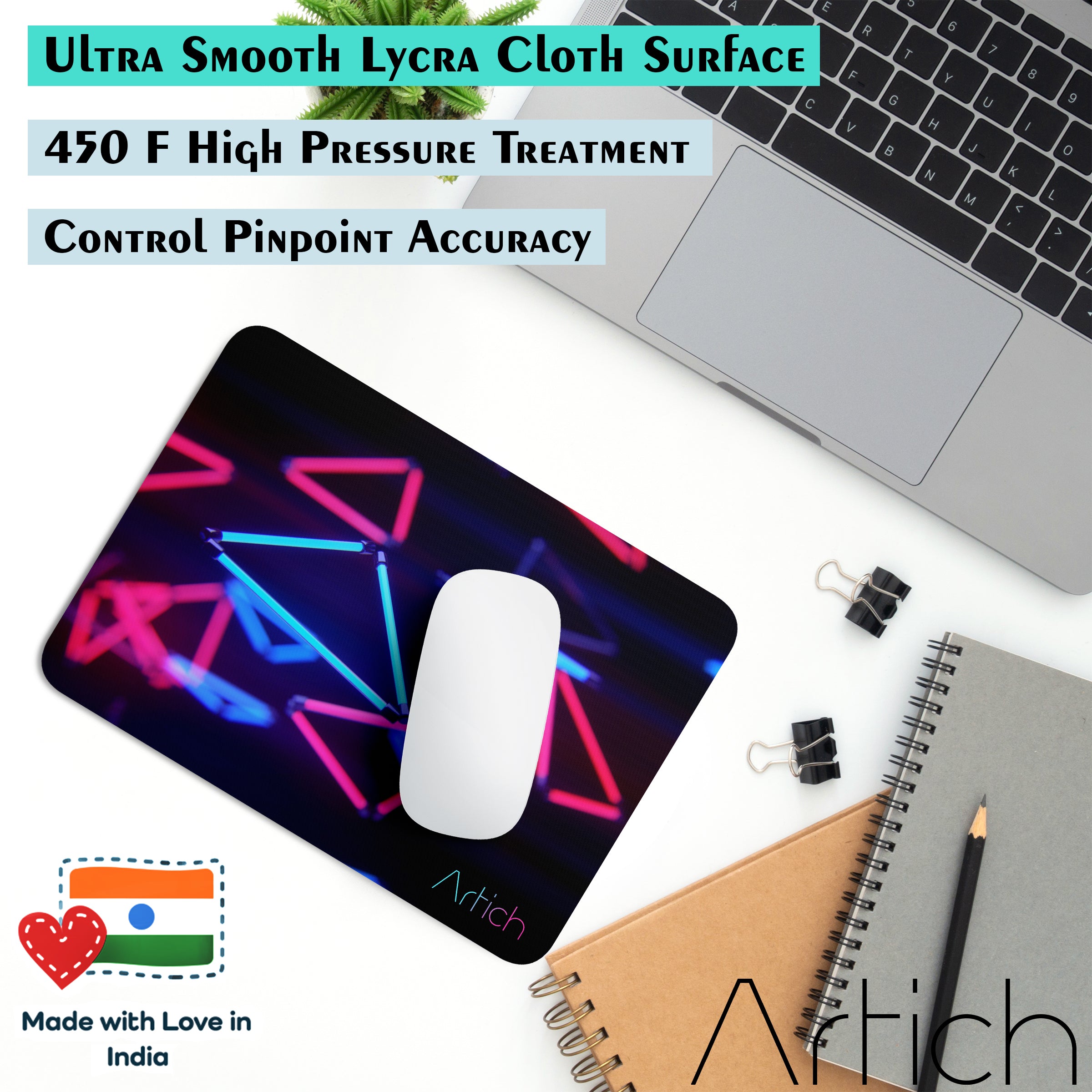 Artich Glowing Triangle Sticks Abstract