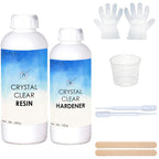 Artich Epoxy Resin Art Kit Crystal Clear Epoxy Resin And Hardener high gloss finish, non-toxic, UV Resistant