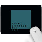 Artich Think Outside Box Blue Gaming Mouse Pad
