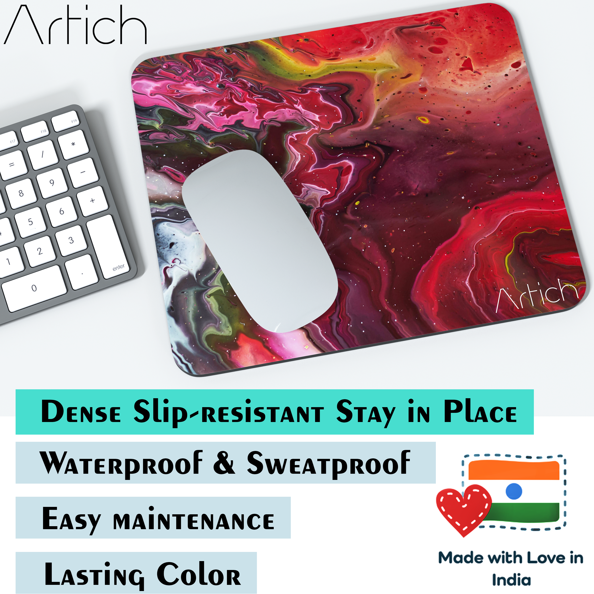 Artich Orange Shaded Abstract