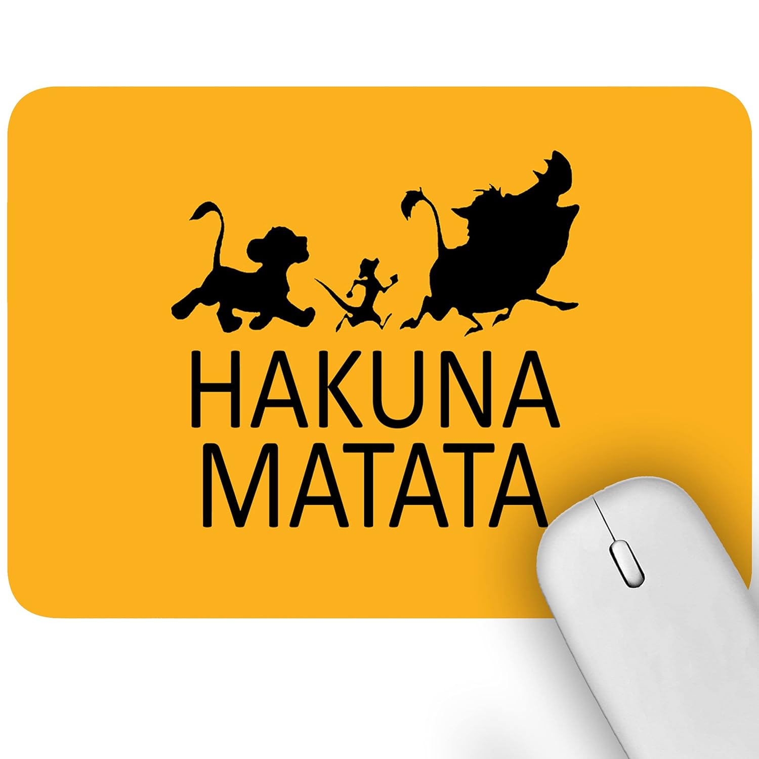 Artich Yellow Hakuna Matata Gaming Mouse Pad
