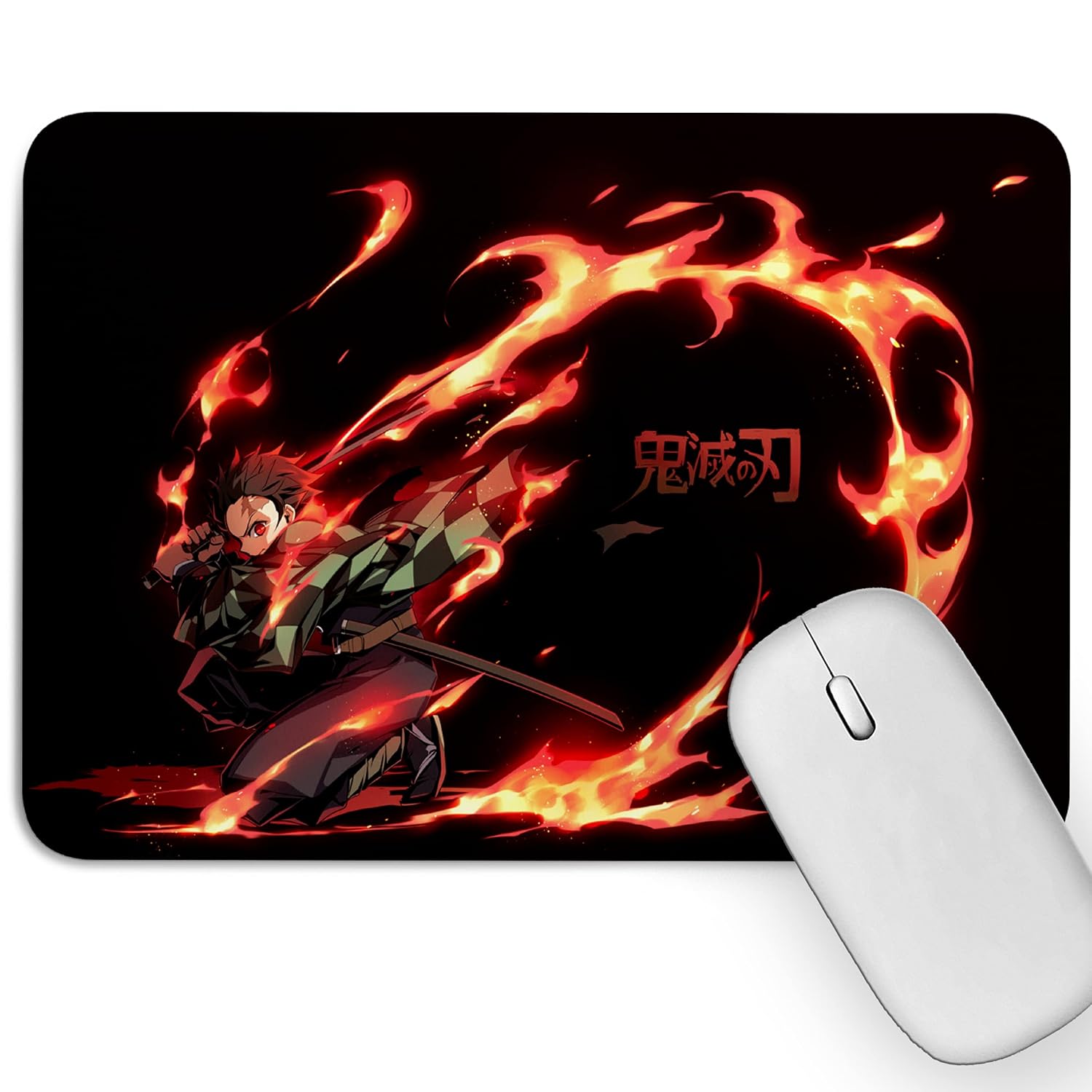 Artich Tanjiro Flame Wheel Anime Gaming Mouse Pad