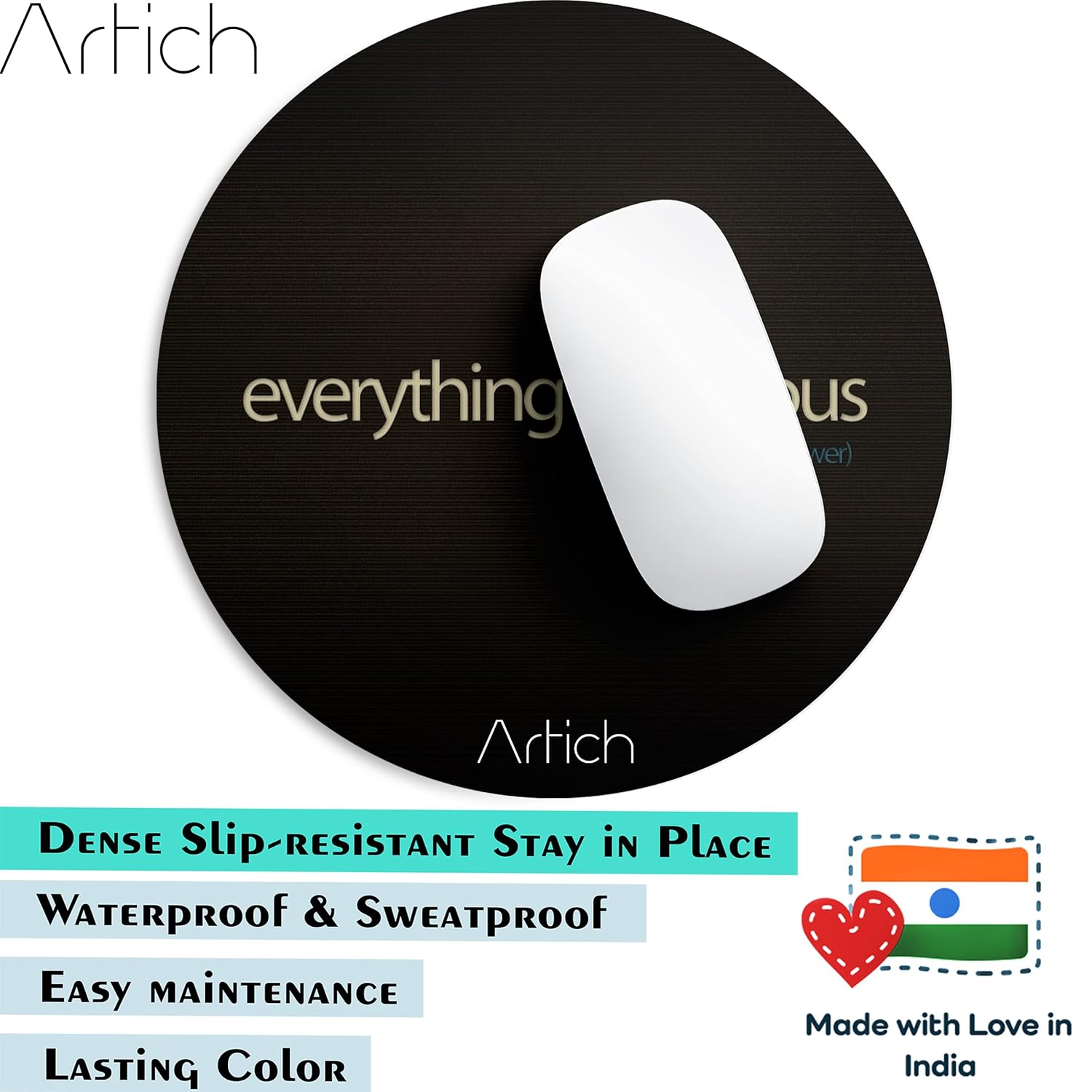 Artich Designer Gaming Mouse Pad (Everything is Obvious)