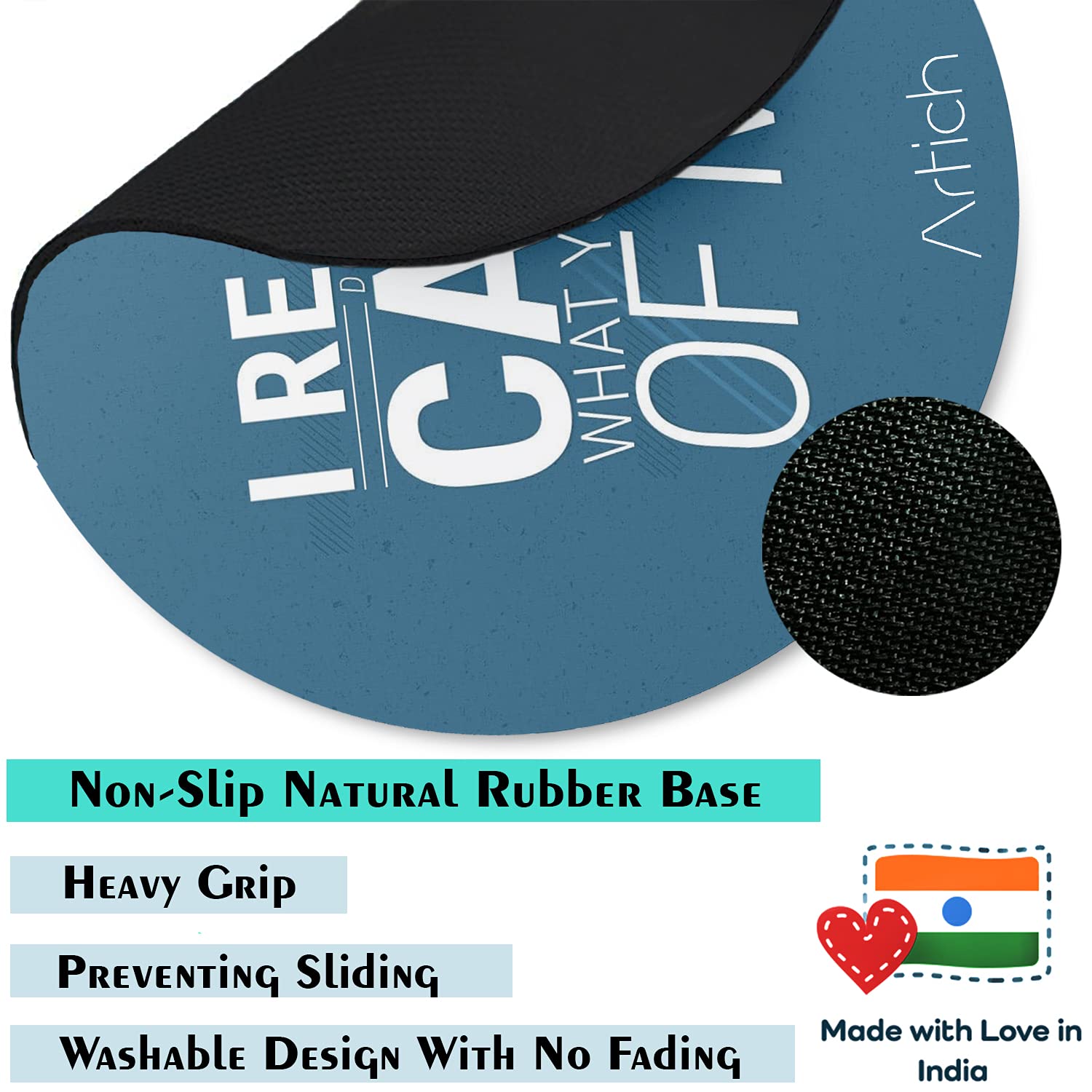 Artich Designer Gaming Mouse Pad(I Really Care)