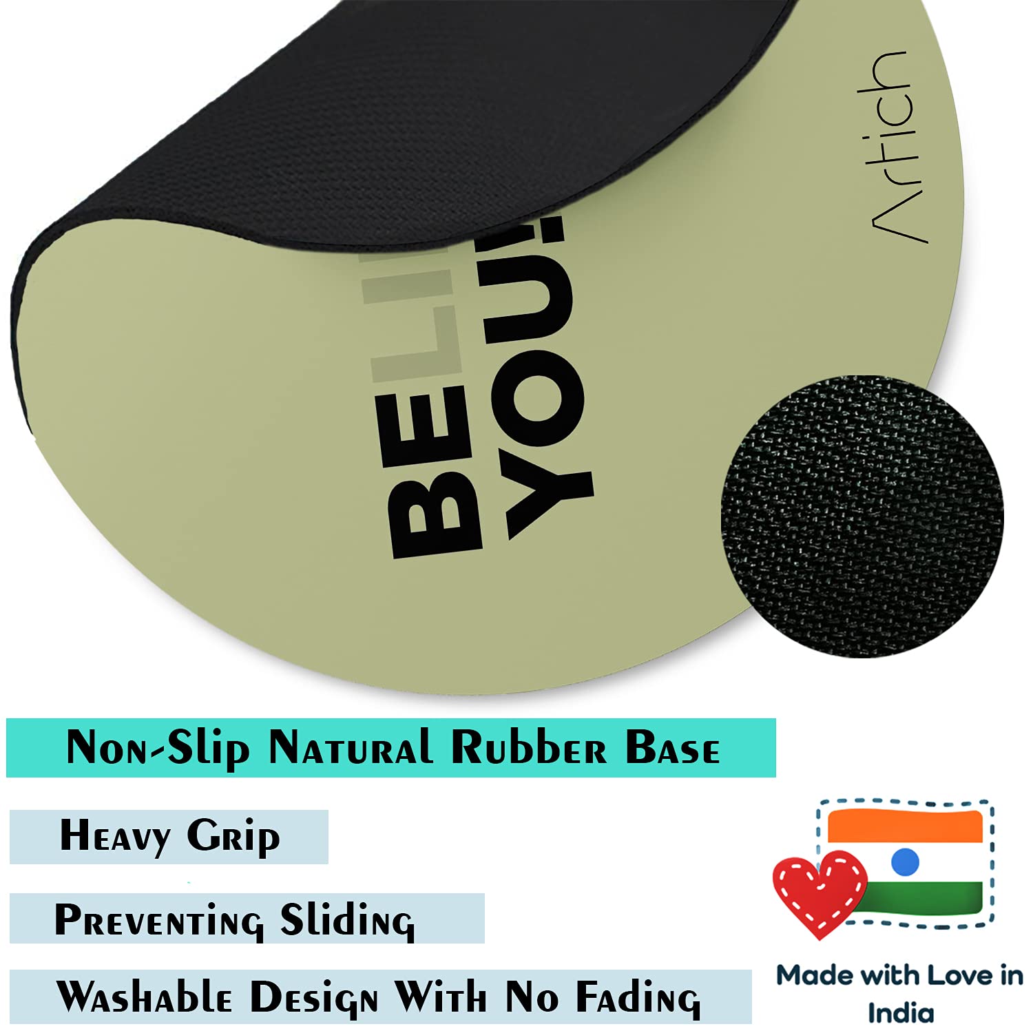 Artich Designer Gaming Mouse Pad(Believe in Yourself)