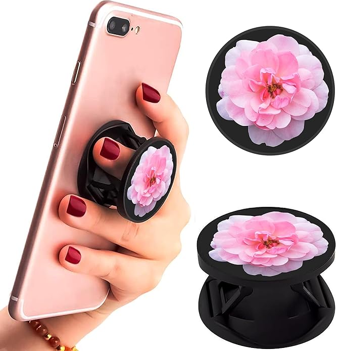 Eggshell® Pop Mobile Holder (Light Pink Dahlia Flower)