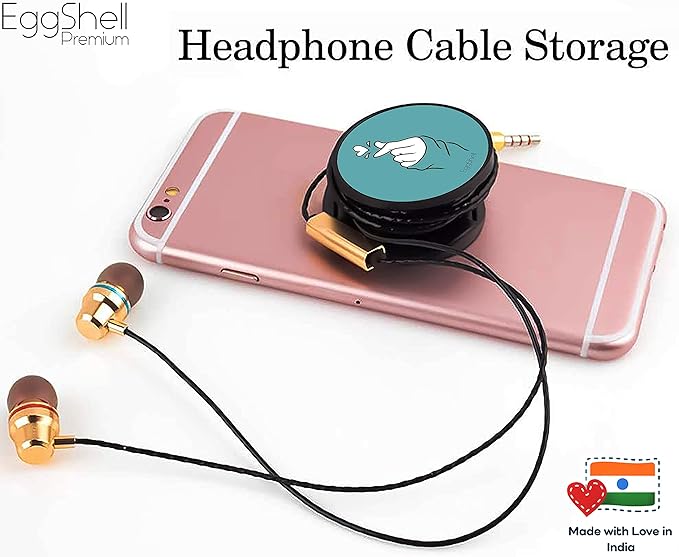 Eggshell® Pop Mobile Holder (Navy Blue Heart in Hands)