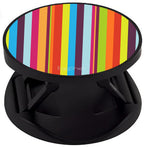 Eggshell® Pop Mobile Holder (Dark Colorful Striped Marble)