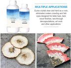 Artich Epoxy Resin Art Kit Crystal Clear Epoxy Resin And Hardener high gloss finish, non-toxic, UV Resistant