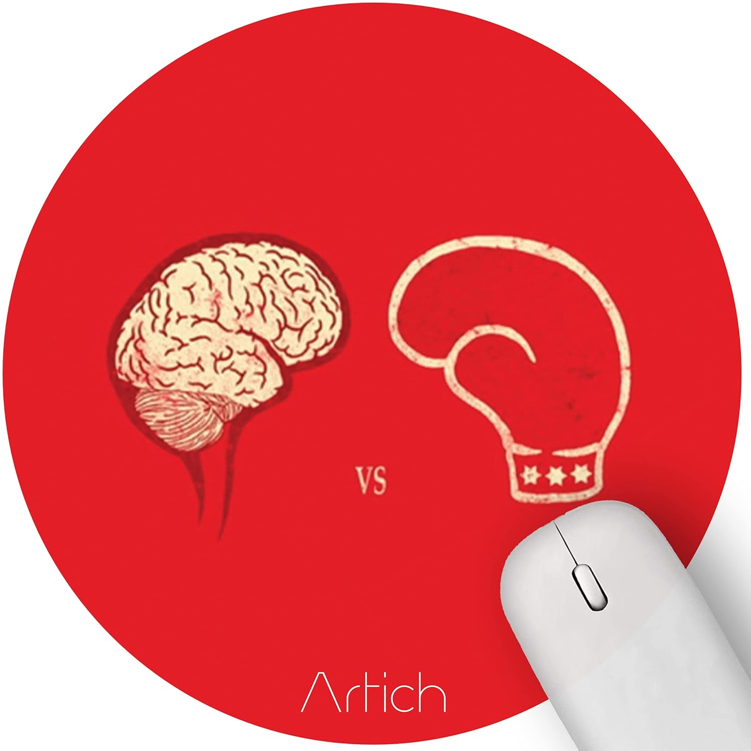 Artich Designer Gaming Mouse Pad(Brain or Strength)