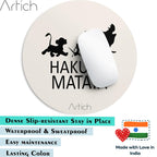 Artich Designer Gaming Mouse Pad (Light Pink Hakuna Matata)