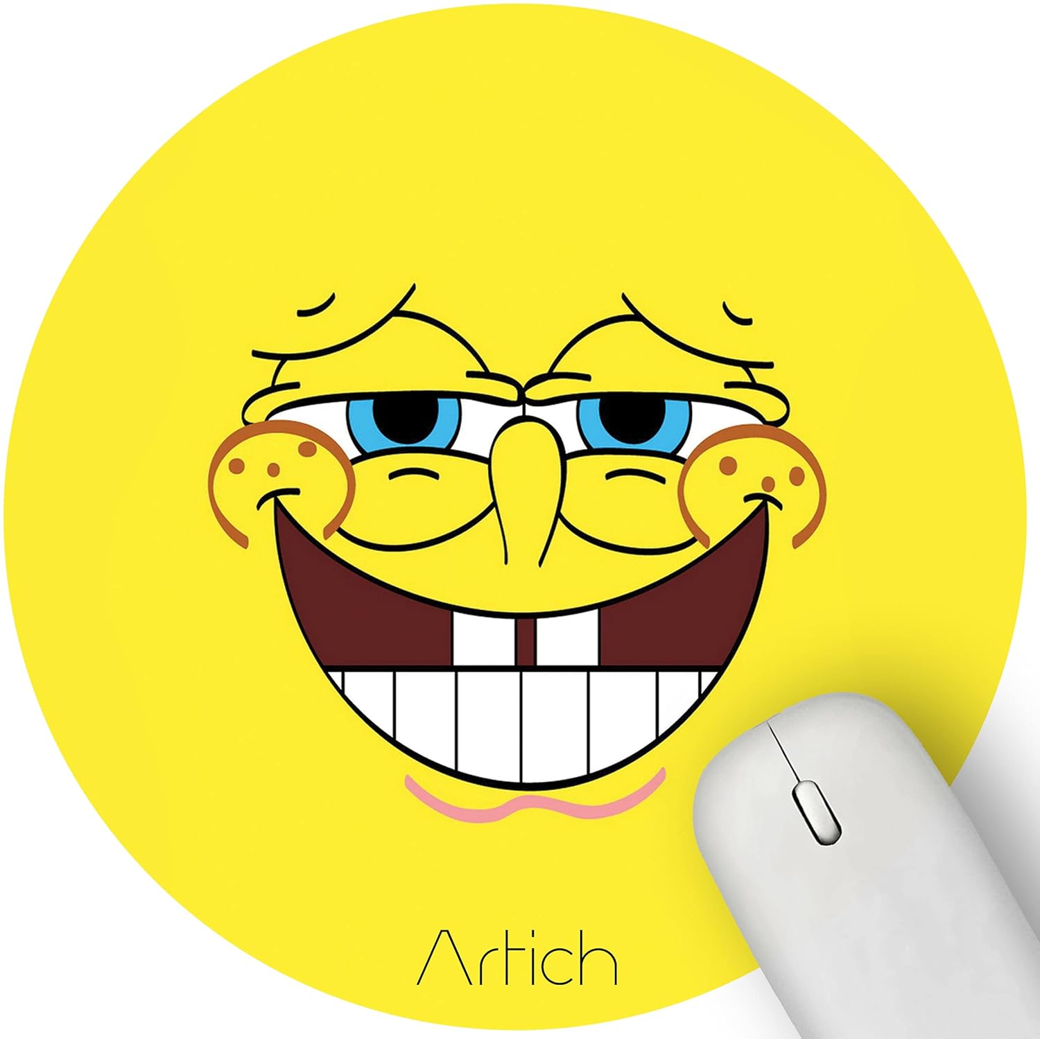 Artich Designer Gaming Mouse Pad (Laughing Spongebob)