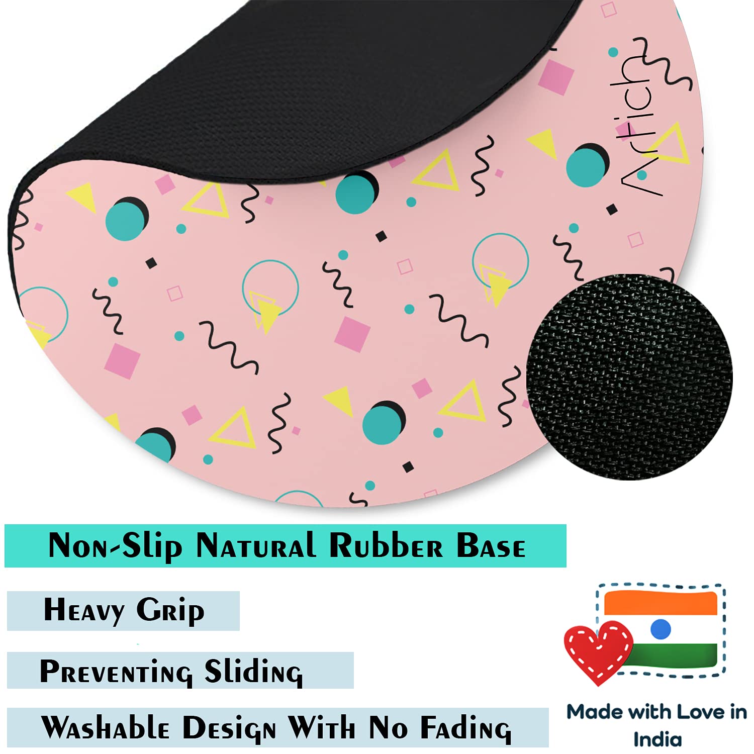 Artich Designer Gaming Mouse Pad (Pinky Random Objects)