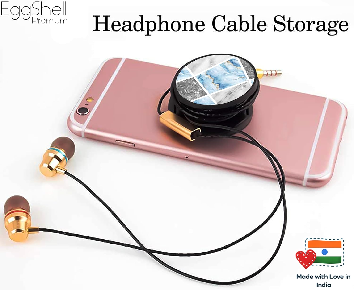 Eggshell® Pop Mobile Holder (Geometrical Ocean Marble)