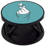 Eggshell® Pop Mobile Holder (Navy Blue Heart in Hands)