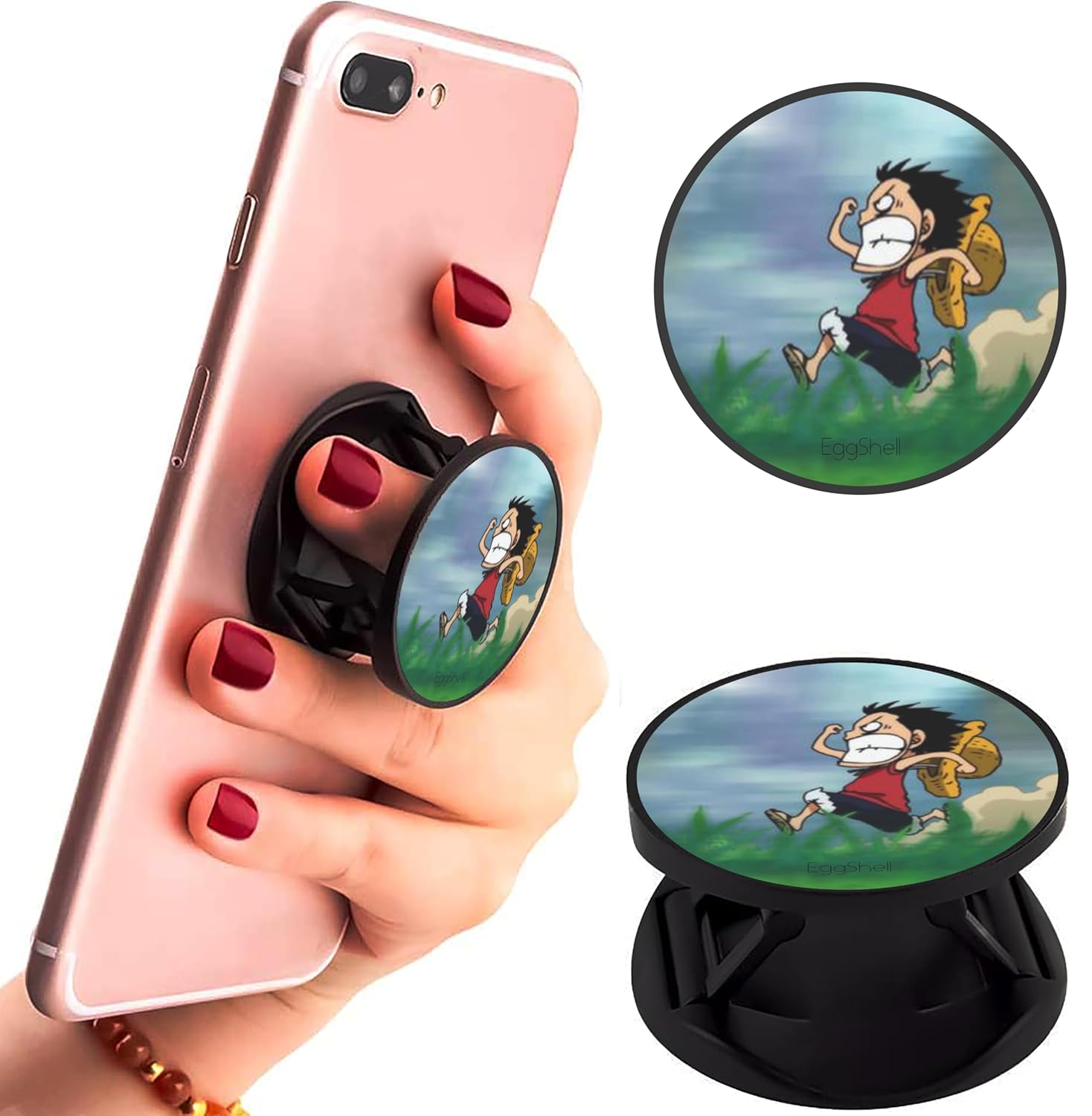 Eggshell® Pop Mobile Holder (Sprinting Kid Luffy)