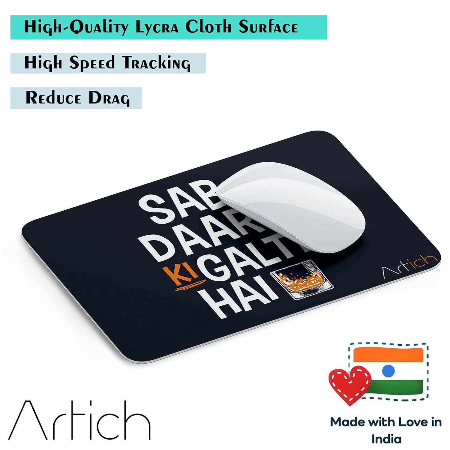 Artich Sab Daaru Ki Galti Hai Gaming Mouse Pad