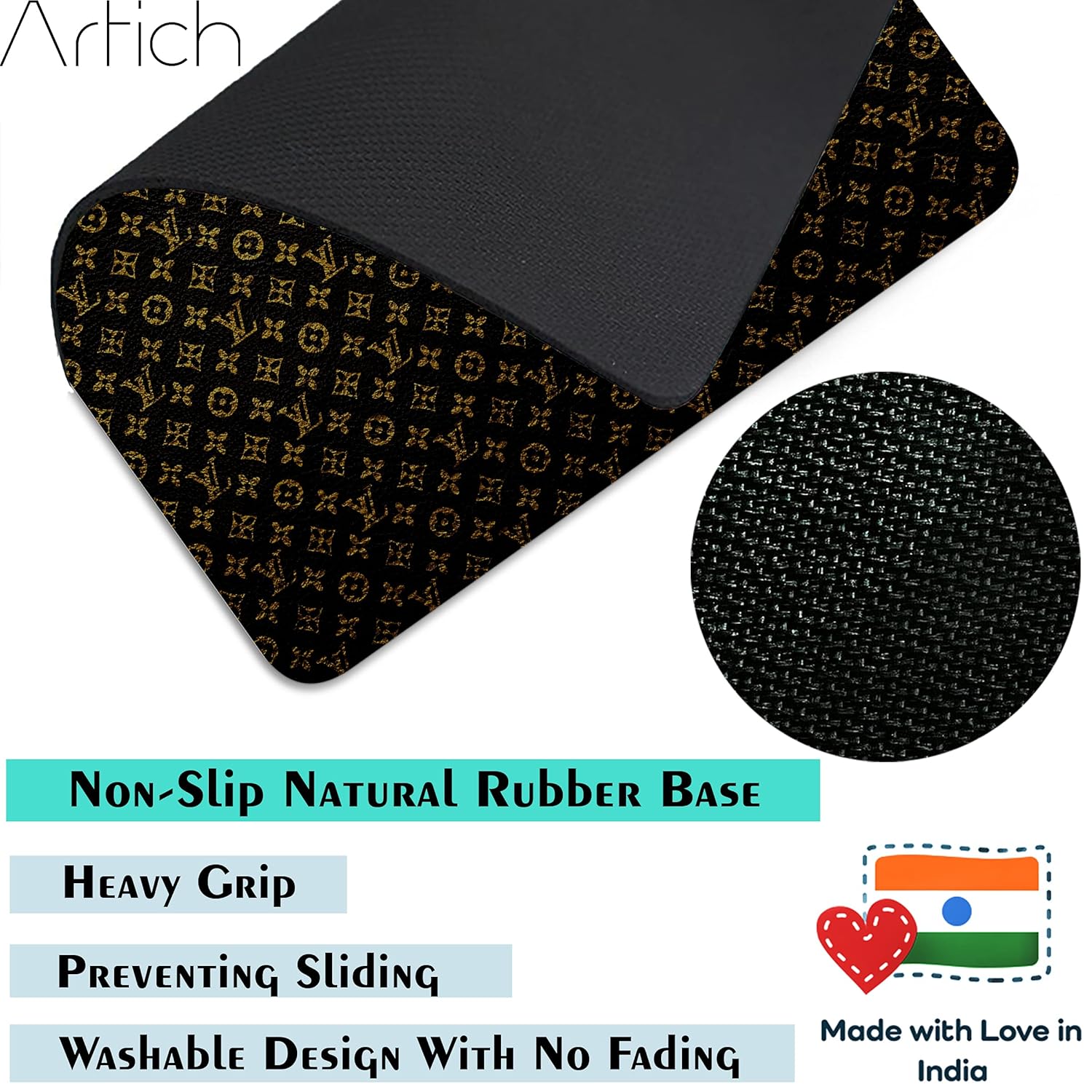 Artich Royal Love Marble Gaming Mouse Pad