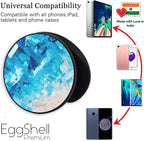 Eggshell® Pop Mobile Holder (Crystal Blue Beach Abstract)