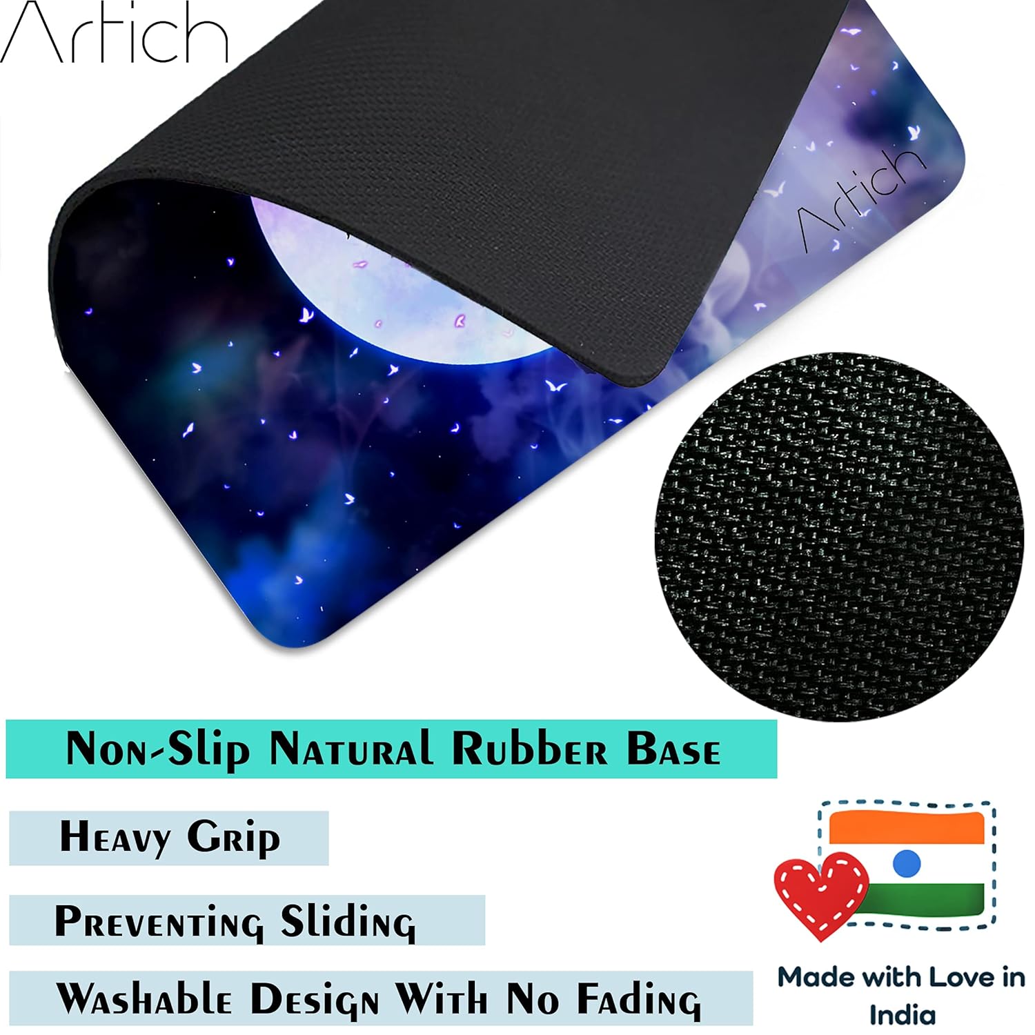 Artich Moonlit Shinobu Kocho Anime Gaming Mouse Pad