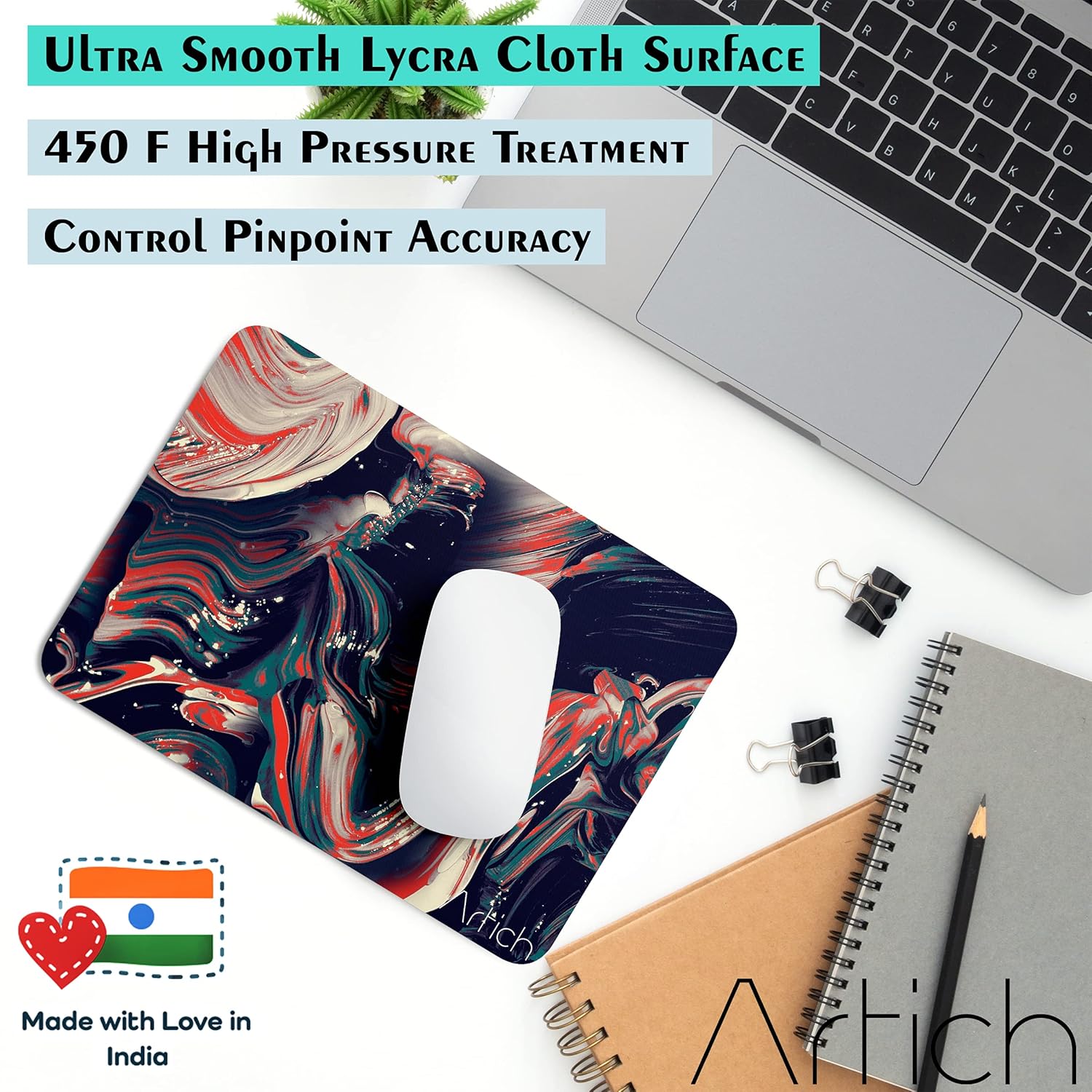 Artich Orange Shaded Abstract