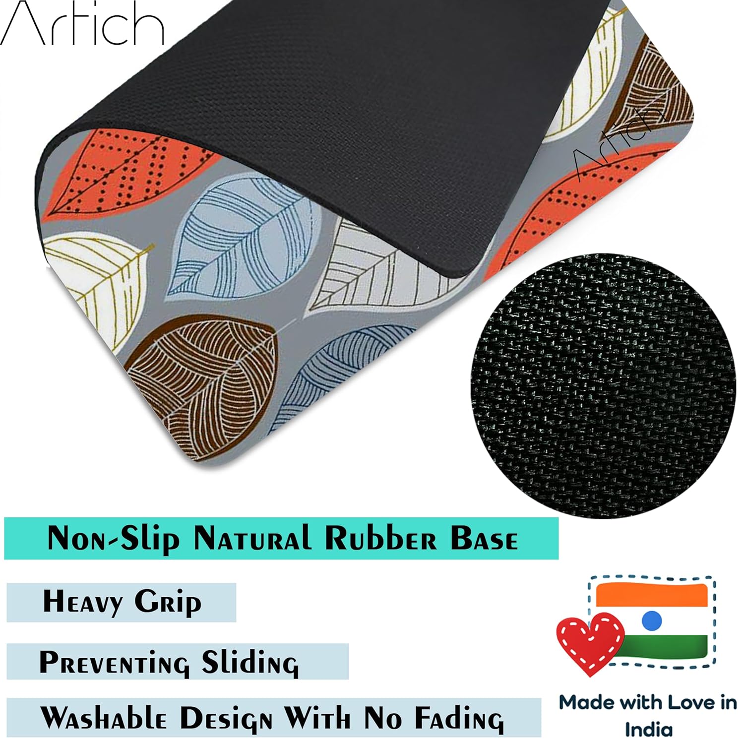 Artich Autumn Leaves Gaming Mouse Pad