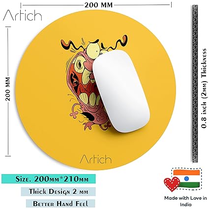 Artich Designer Gaming Mouse Pad (Scared in Spines Courage)