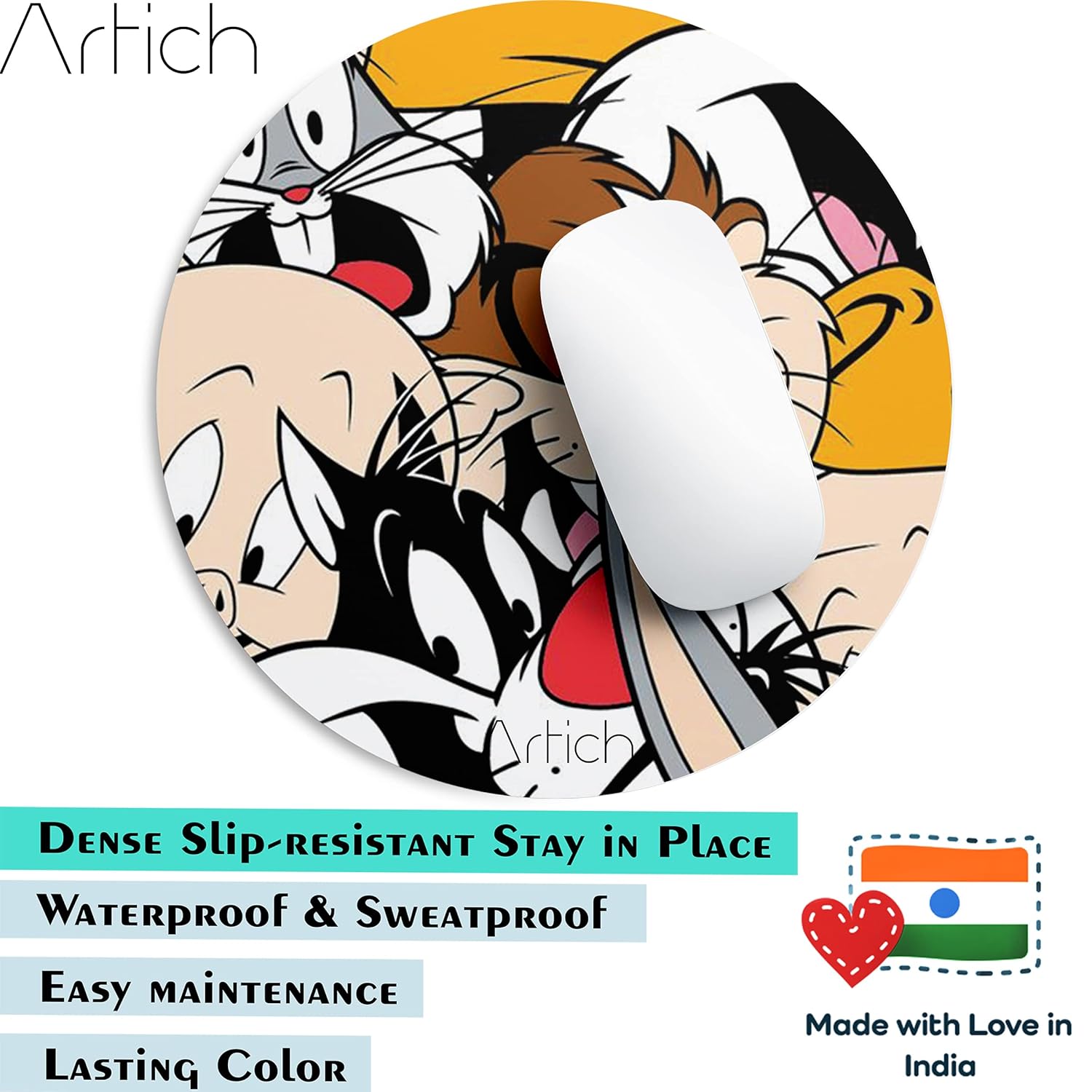 Artich Designer Gaming Mouse Pad (Loony Toons)