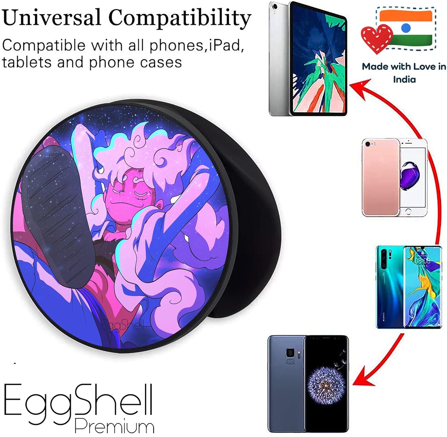 Eggshell® Pop Mobile Holder (Gear 5 Luffy)
