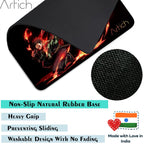 Artich Tanjiro Flame Wheel Anime Gaming Mouse Pad