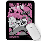 Artich Mouse Pad  (Jujustsu Kaisen Sukuna Trolling Yuji Itadori)
