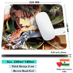 Artich Levi Ackerman Anime Gaming Mouse Pad