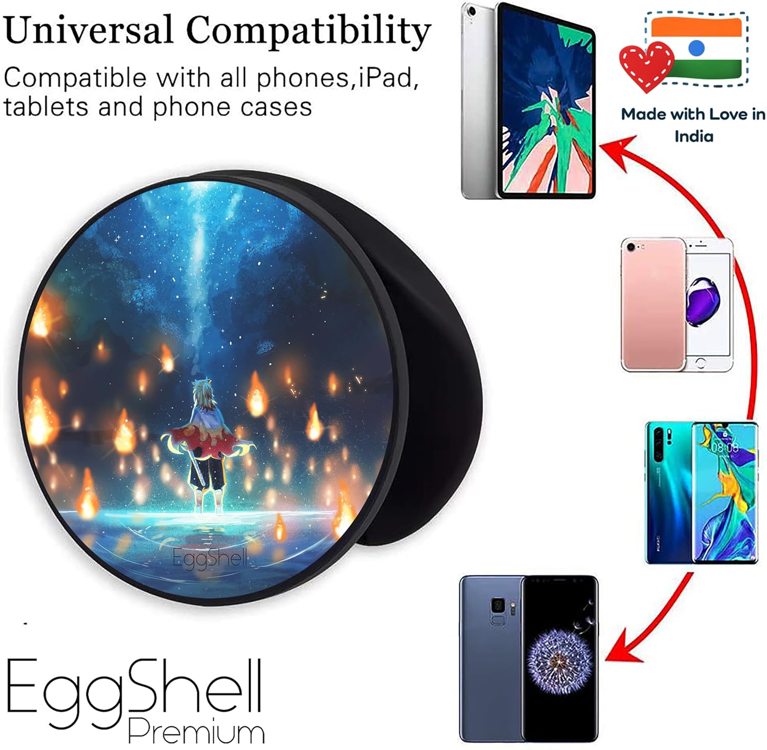 Eggshell® Pop Mobile Holder (Fire Lanterns Rengoku)