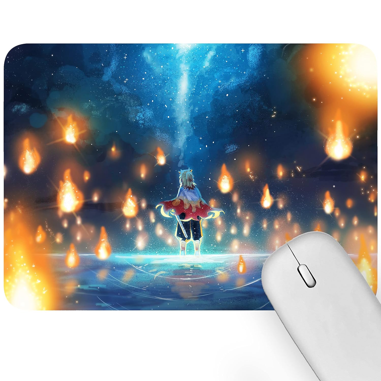Artich Fire Lanterns Rengoku Gaming Mouse Pad