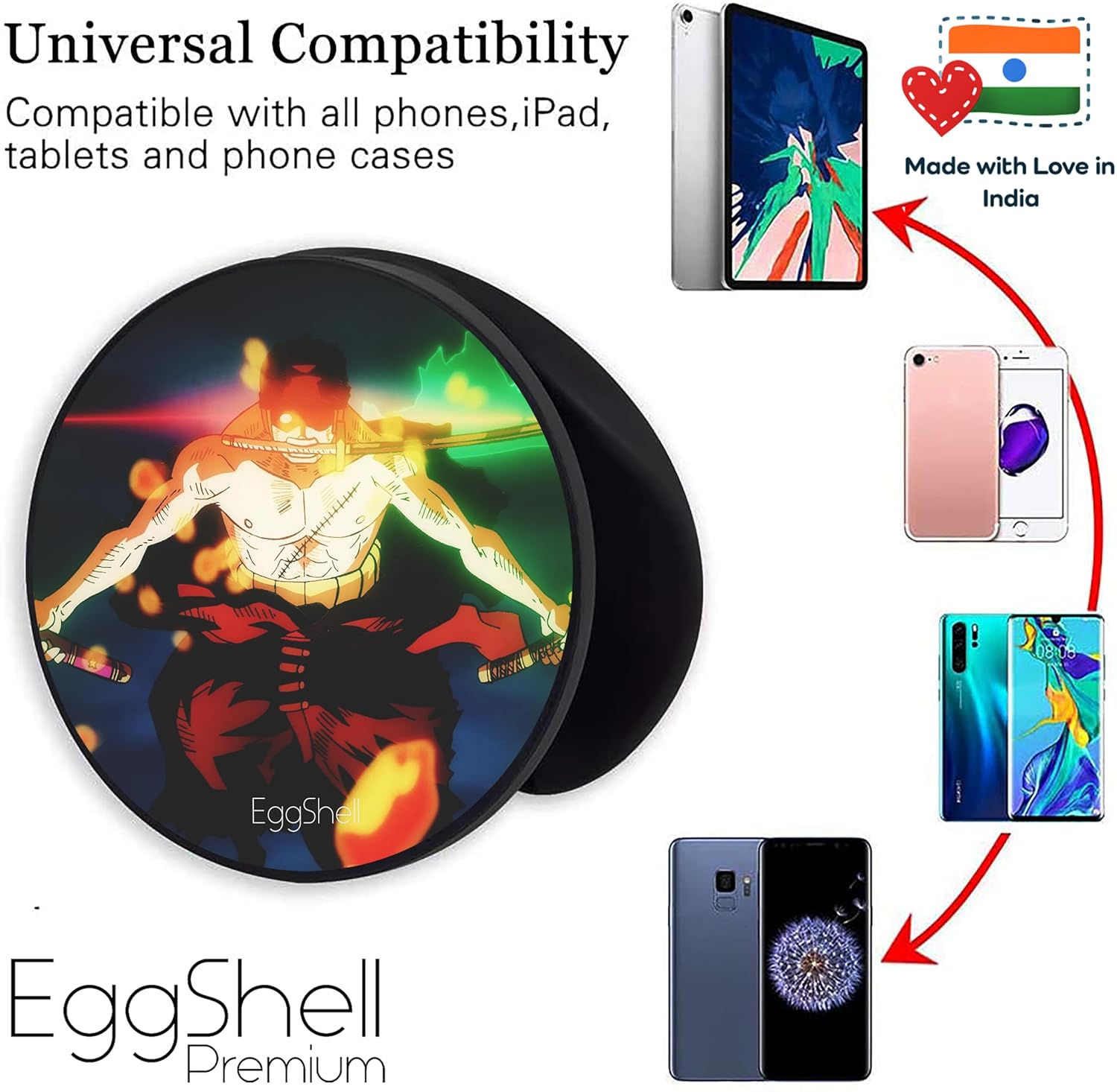 Eggshell® Pop Mobile Holder(King of Hell Zoro)