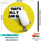 Artich Designer Gaming Mouse Pad  (That's All You can say Cartoon)