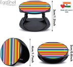 Eggshell® Pop Mobile Holder (Dark Colorful Striped Marble)