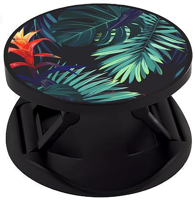 Eggshell® Pop Mobile Holder (Dark Tropical Flowers)