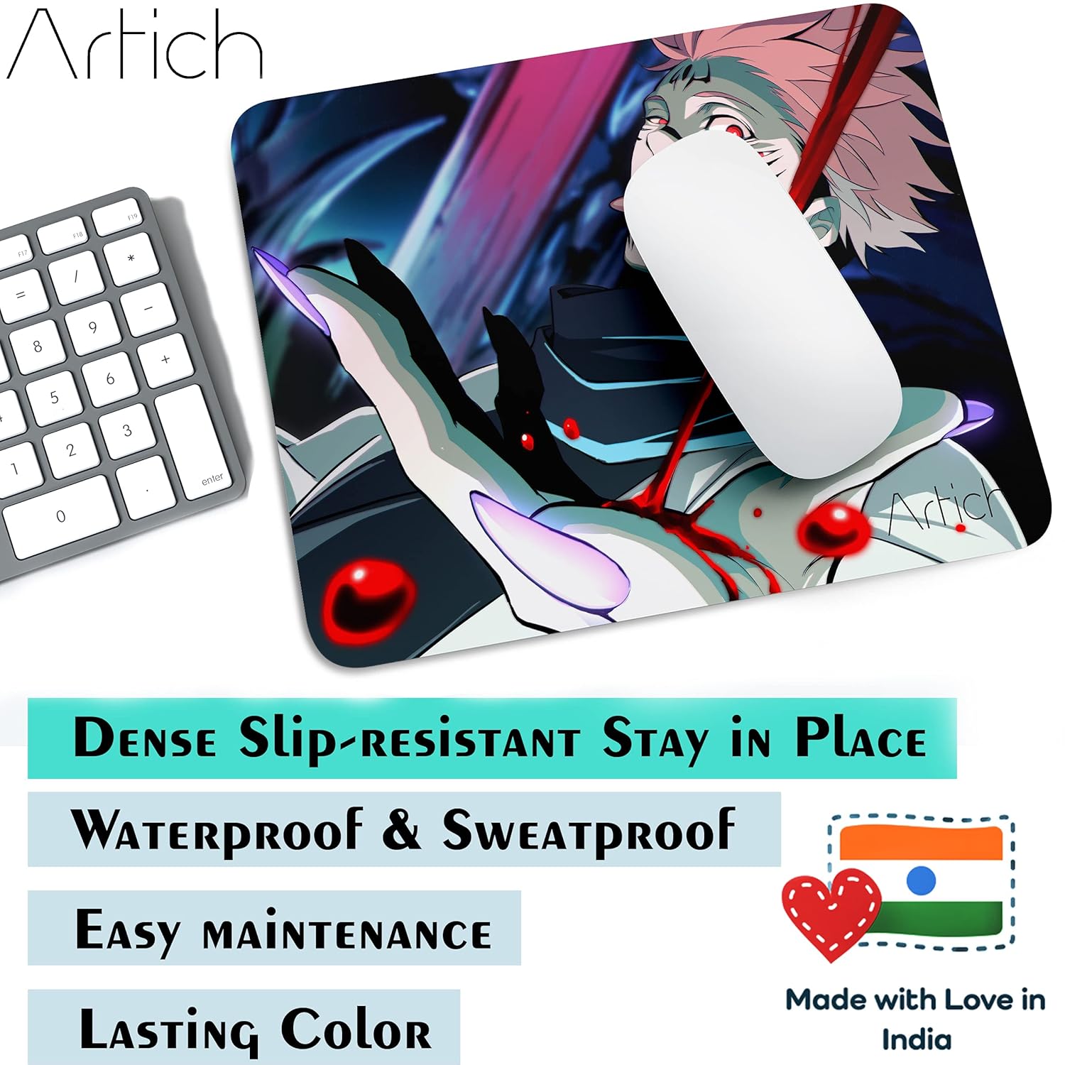 Artich Bloodline Sukuna Anime Gaming Mouse Pad