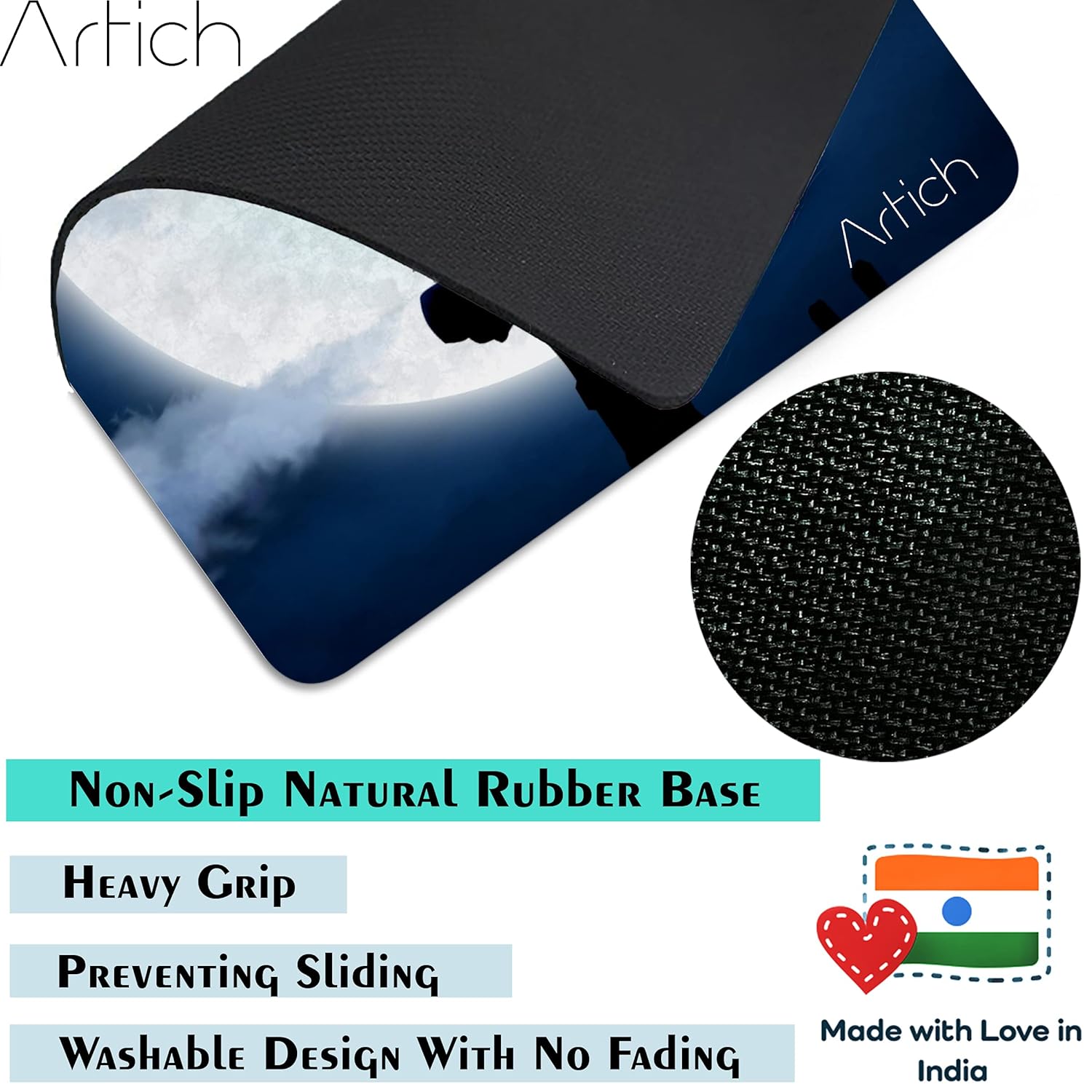 Artich Full Moon Itachi Anime Gaming Mouse Pad