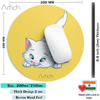 Artich Designer Gaming Mouse Pad (Cute Cat)