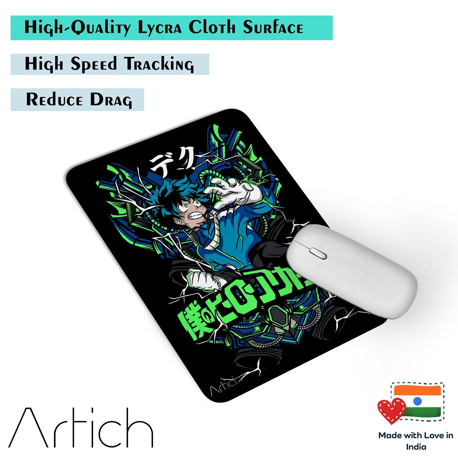 Artich Mouse Pad (My Hero Academia Deku Izuku Midoriya)